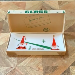 Houze Glass Christmas tray